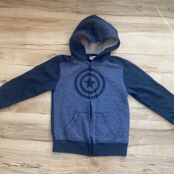 Marvel Other - Avengers Zipper Hoodies Boys Size XS Jacket. Captain America.